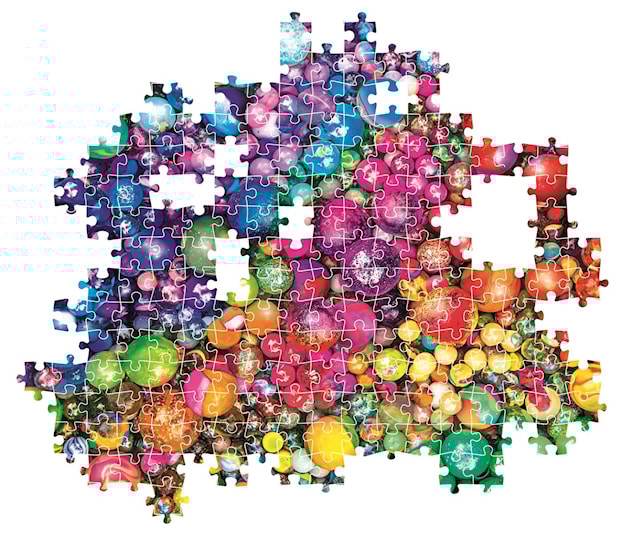 Tuotekuva 3 - Palapelit CB High Quality Collection Colorboom Marbles 1000 palaa, Clementoni