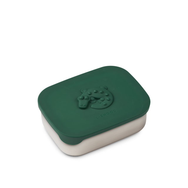 Produktbild 1 för Arthur Crocodile Lunchbox Garden Green Liewood