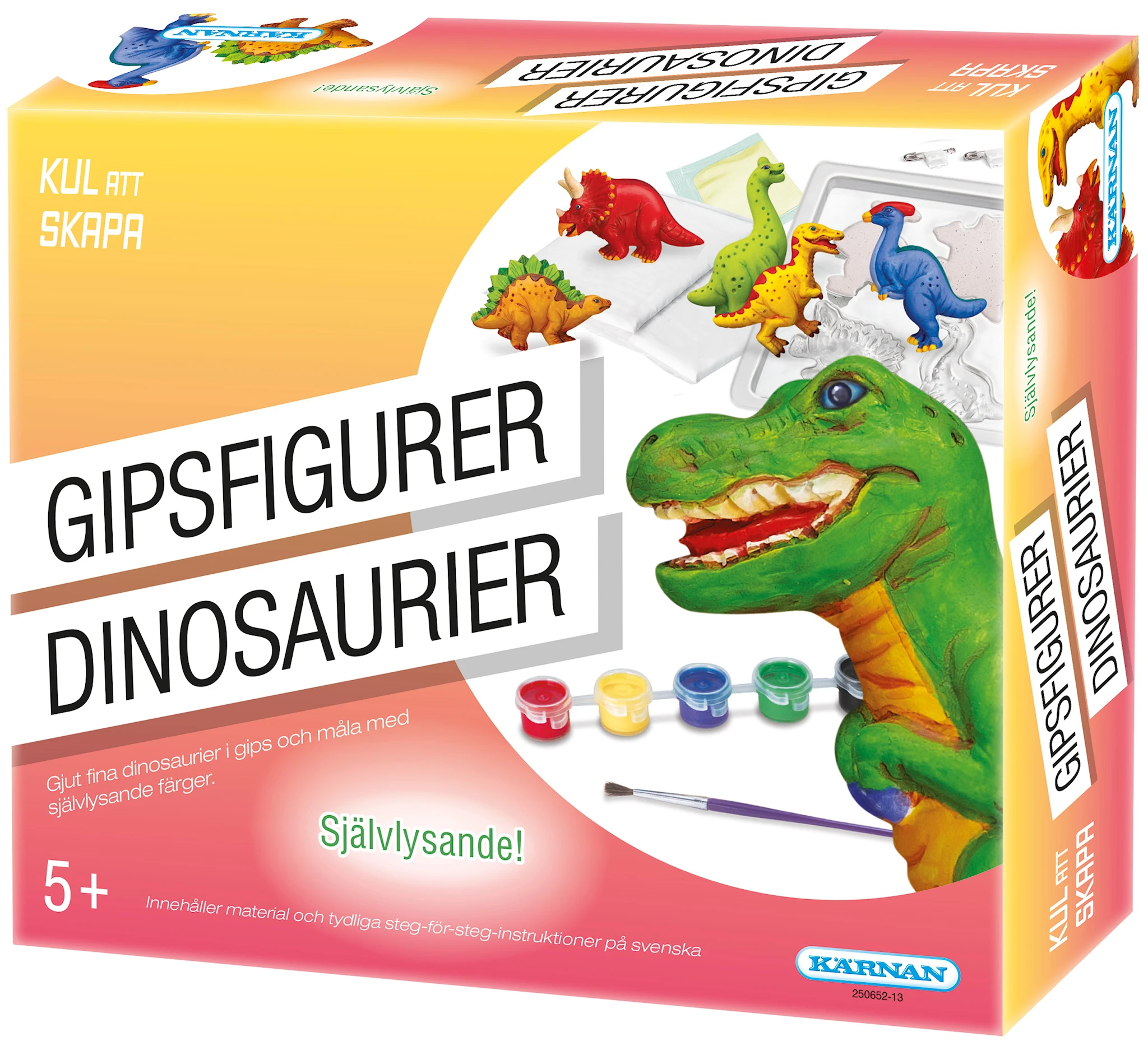 Produktbild för Kul att skapa - Gipsfigurer Dinosaurier Kärnan
