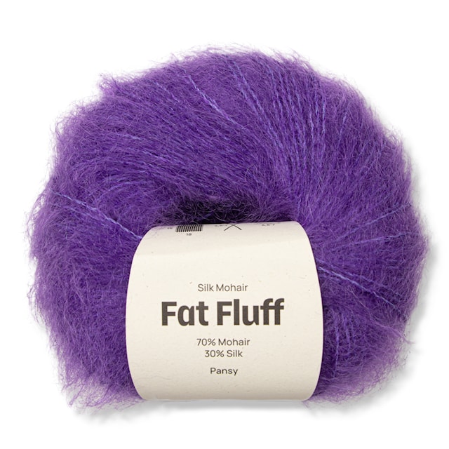 Silkki-Mohair Fat Fluff 25 gr Pansy A808 Adlibris