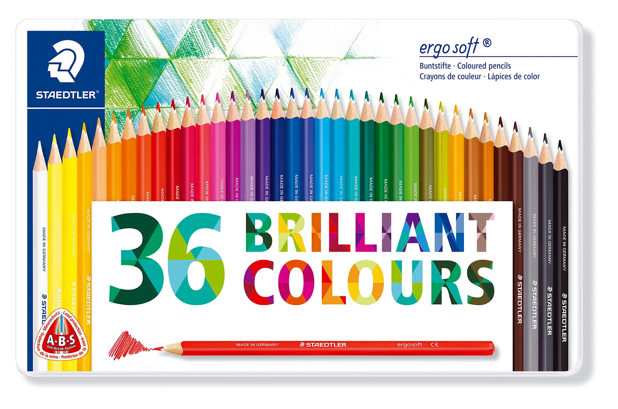 Produktbilde for Ergosoft® 157 Fargeblyant 36-pakning Staedtler