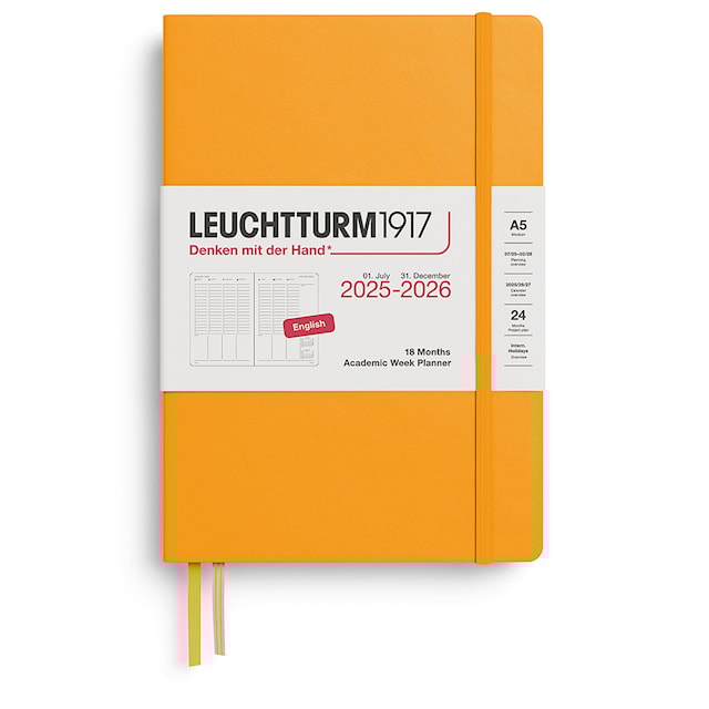 Kalender A5 18m 25-26 Week Planner Rising Sun Leuchtturm1917