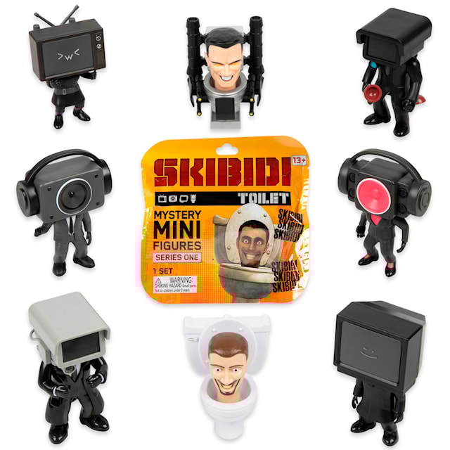 Produktbilde 3 for Mini Mysteriumfigurer Skibidi Toilet