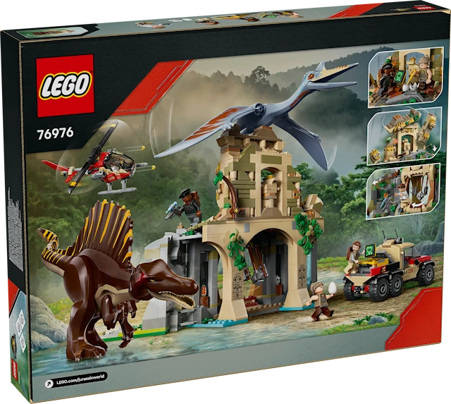 Produktbild 4 för Flyguppdrag med spinosaurus och quetzalcoatlus LEGO® Jurassic World (76976)
