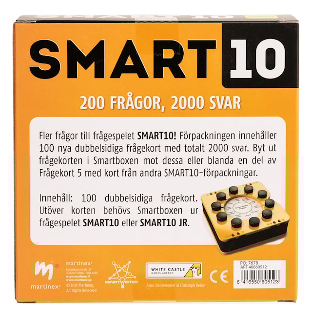 Produktbild 2 för SMART10 Frågekort, 5 (SE)