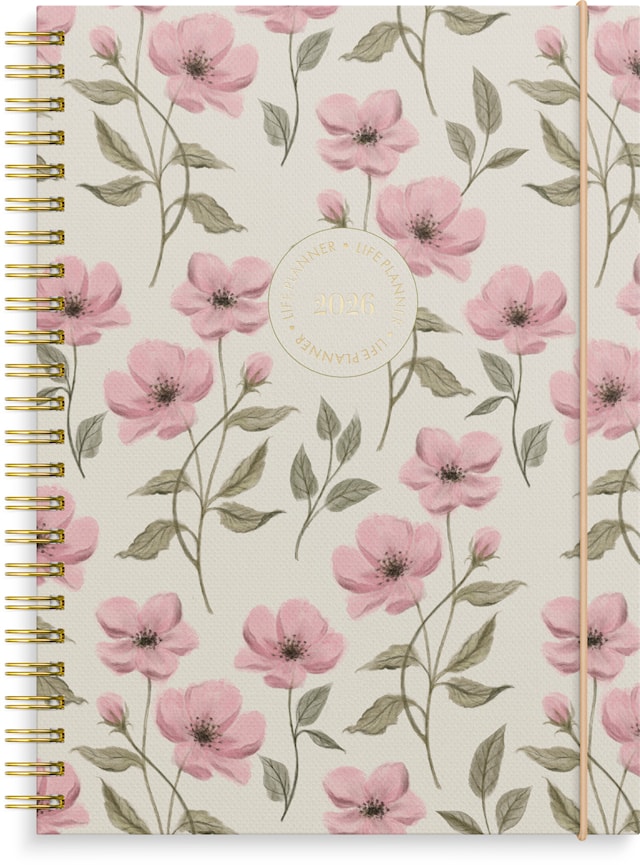 Produktbilde 1 for Kalender Life Planner 2026 A5 Essentials Burde