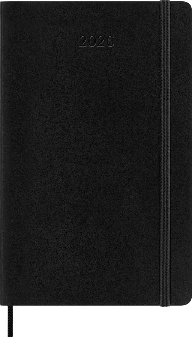 Produktbilde 1 for Kalender 2026 Classic Soft 12M Daily Large Svart Moleskine