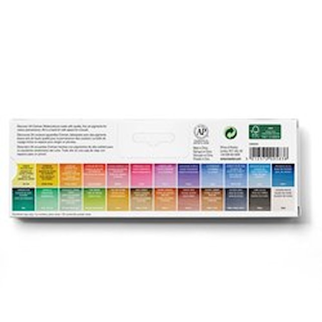 Tuotekuva 4 - Akvarellivärit Cotman Metallirasia 24 1/2 nappia Winsor & Newton