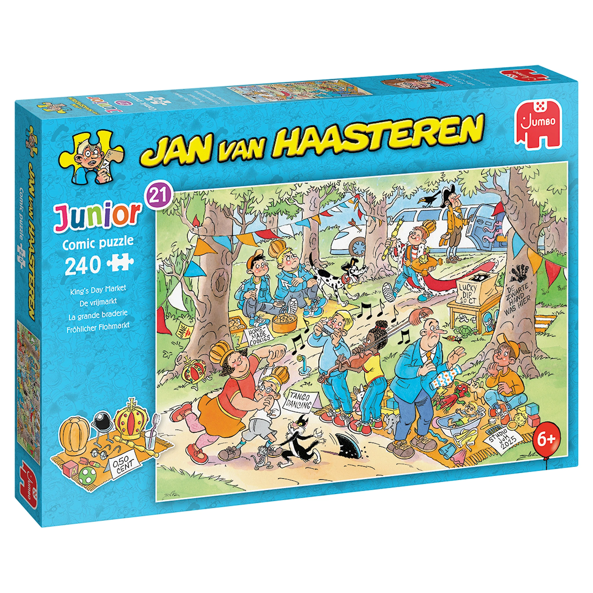 Tuotekuva ille Jan Van Haasteren Junior King´s Day Market Puzzle 240 palaa