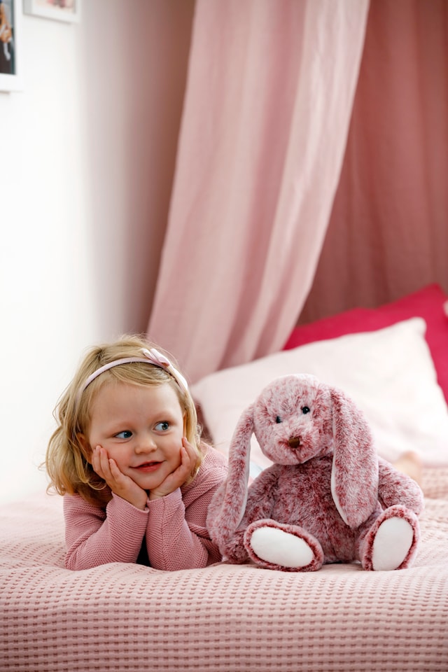 Tuotekuva 2 - Kani Pehmolelu Roosa 35 cm Teddykompaniet