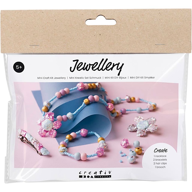 Produktbild 1 för DIY Kit Halsband, armband, brosch Creativ Company