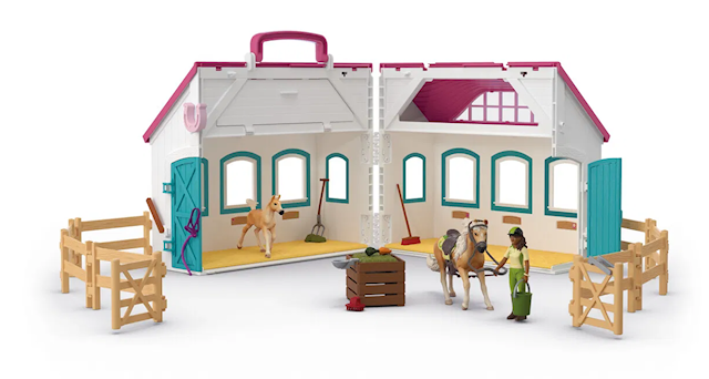 Produktbild 1 för Horse Club Öppet Stal "Lilla Hästskon" Schleich