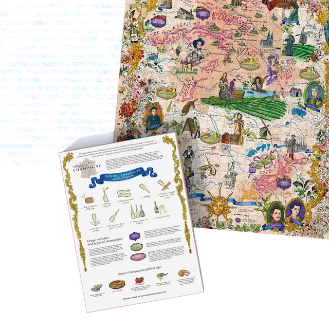 Produktbilde 3 for Vinpuslespill - Champagne 1000 brikker Water and Wines