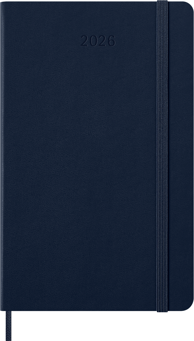 Tuotekuva 7 - Kalenteri 2026 Classic Hard 12M Week Note Large Sapphire Blue Moleskine