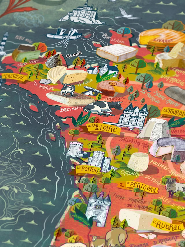 Produktbilde 2 for Puslespill French Cheese 1000 brikker, Water & Wines