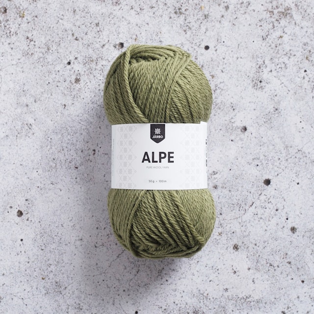 Alpe ullgarn 50 gr Meadow Green 24 Järbo