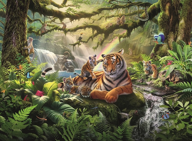 Produktbild 2 för Wildlife Wonders Pussel 300 Bitar XXL, Ravensburger