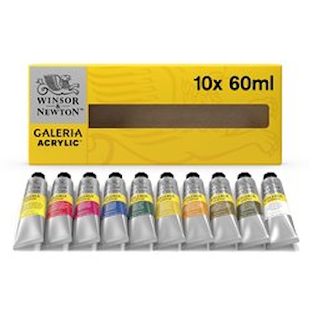 Produktbild 3 för Akrylset Galeria 10x60 ml Winsor & Newton