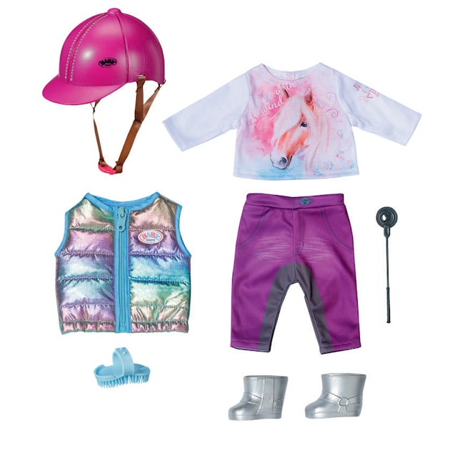 Produktbilde 1 for Ridekjeder til dukker 43 cm Sett BABY born