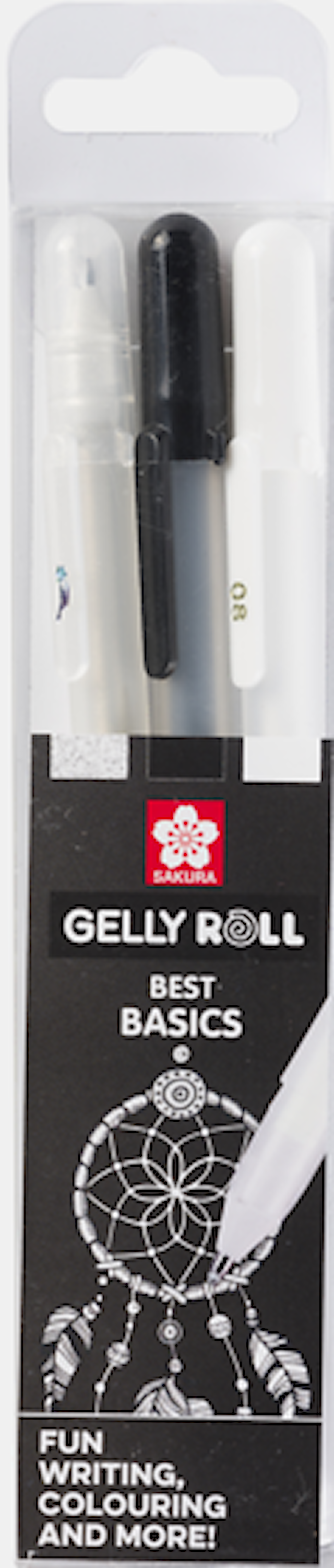 Produktbilde 1 for Sakura Gelly Roll Mixed Set 3 penner, Clear Svart Hvit