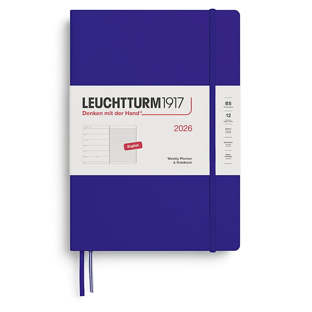 Weekly Planner & Notebook 2026 B5 Ink Leuchtturm1917