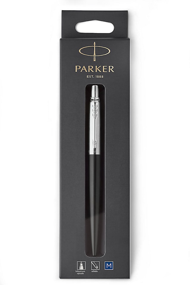 Parker Kulpenna Jotter Svart CT Medium Blå Blister