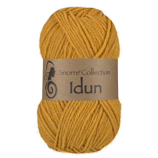 Idun Villa, alpakka-sekoitus 50 g Keltainen 645, Viking Snorre
