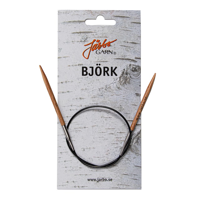 Rundstickor 40 cm/4,5 mm Björk 1 st Järbo