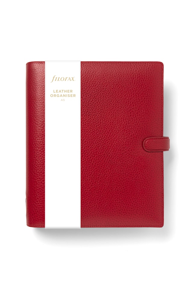Produktbilde 1 for Finsbury A5 Organiser Scarlet Filofax