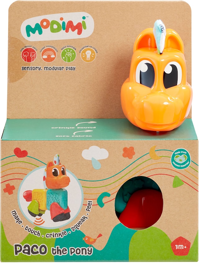 Produktbild 3 för Sensoriska Block Häst Modimi