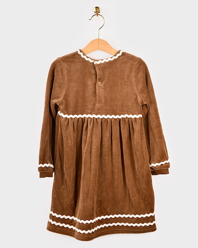 Produktbild 3 för Pepparkaksklänning 122-128 cl 2 delar Den goda fen