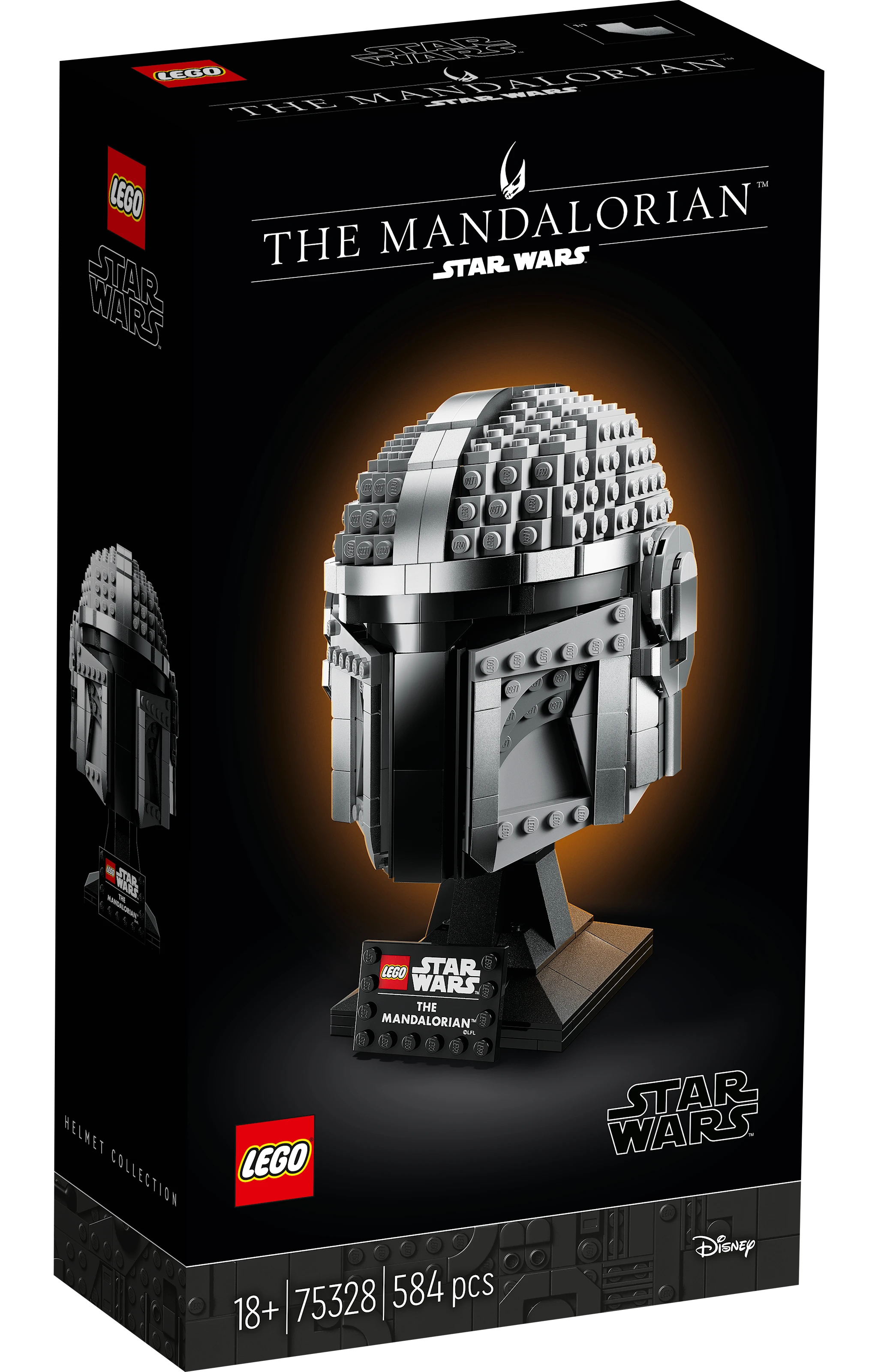 Produktbilde for Mandalorianerens hjelm LEGO® Star Wars TM (75328)