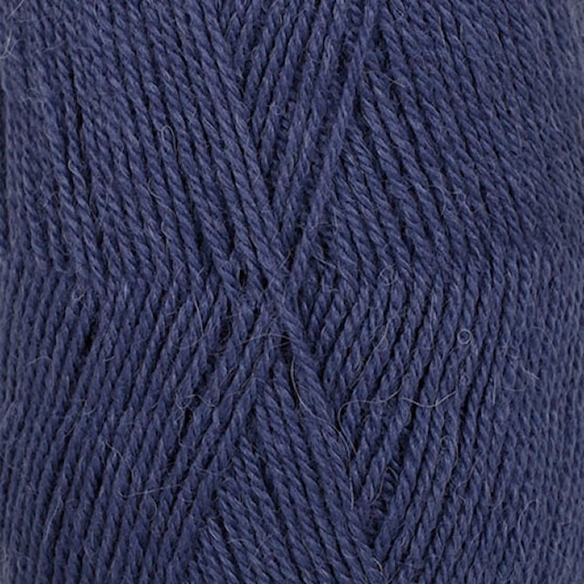 Flora Uni Colour Garn Ullmiks 50 g Indigo 10 Drops