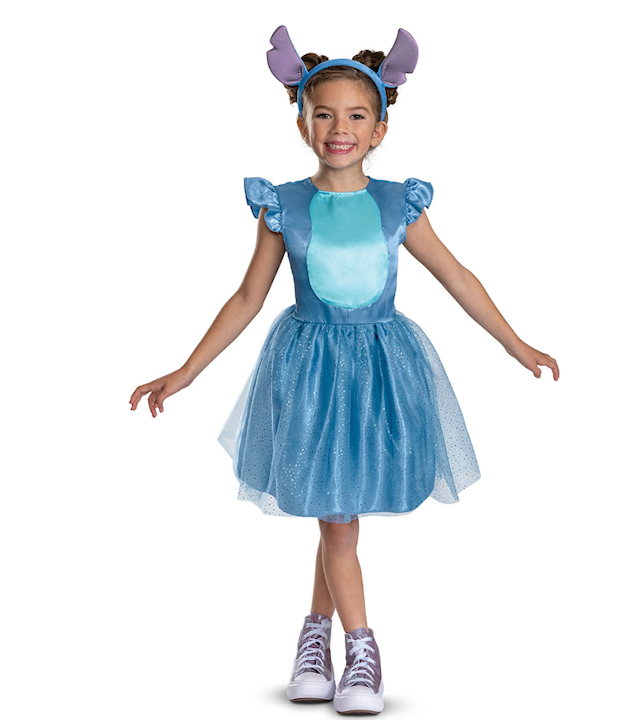 Disney Stitch Maskeradekjole XS (3-4) Disguise