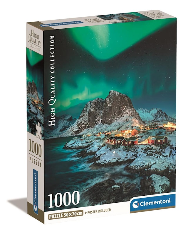 Produktbild 1 för Pussel Lofoten Islands 1000 bitar, Clementoni