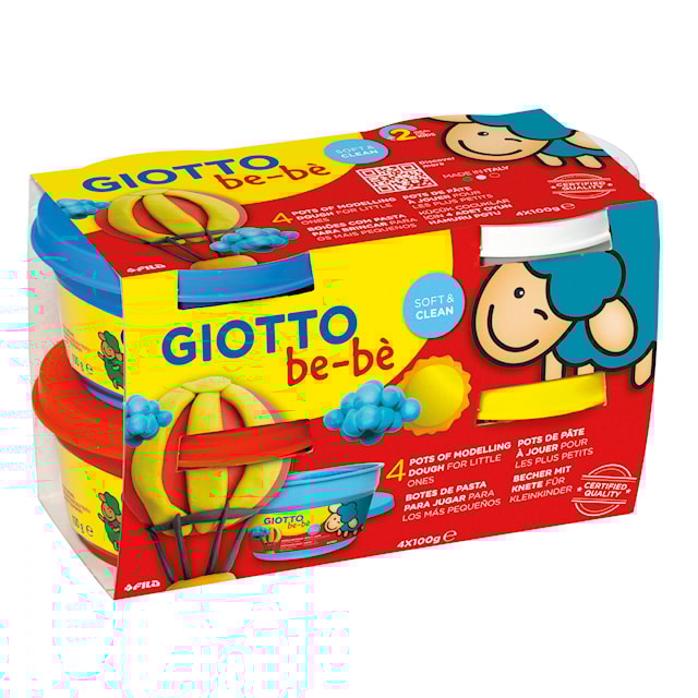 Produktbilde 1 for Modeling Clay 4x100 g  Giotto Be-bè