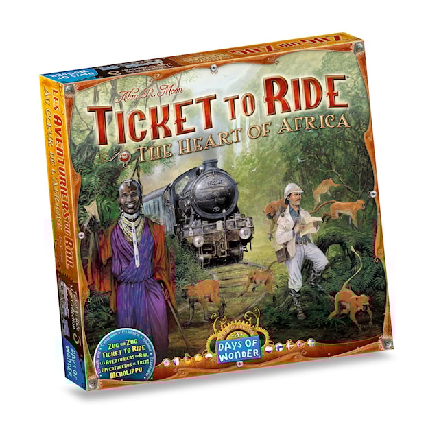 Spill Ticket To Ride Map, Africa Expansion