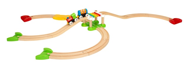 Tuotekuva 1 - Ensimmäinen rautatieni, aloituspaketti, BRIO-puurautatie