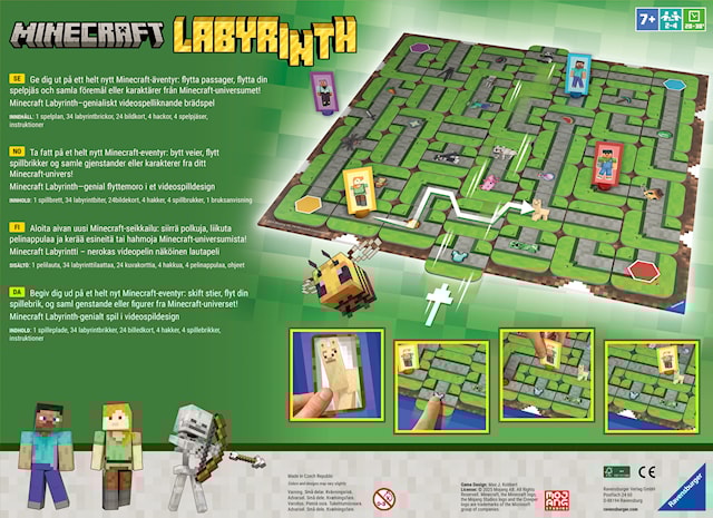 Produktbild 4 för Minecraft Labyrinth SV/NO/FI/DA, Ravensburger
