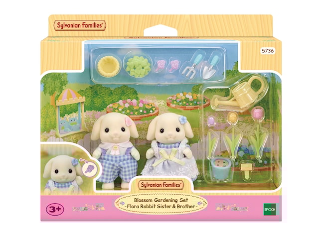 Produktbild 4 för Flora kanin  Trädgårdsset Sylvanian Families