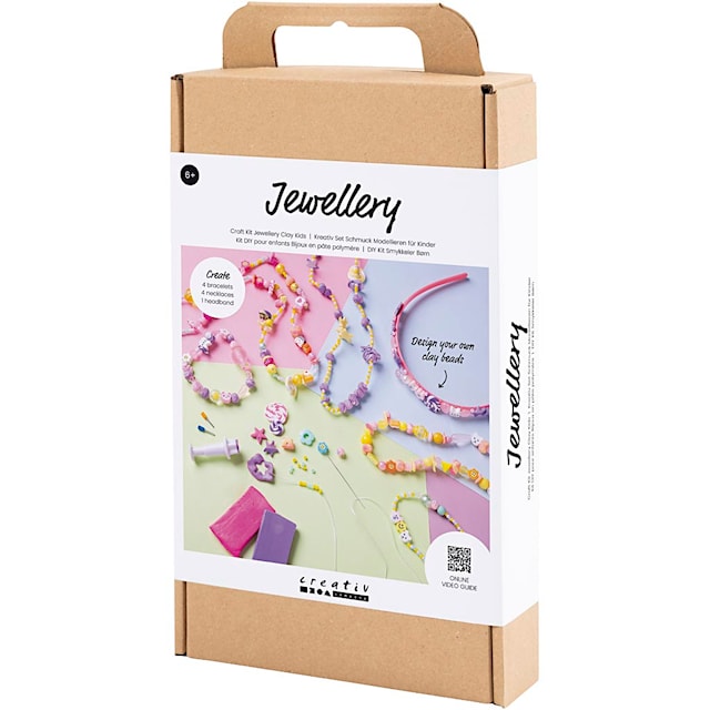 Produktbild 2 för Pysselset - Skapa smycken av lera & pärlor Creativ Company