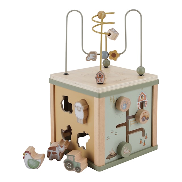 Produktbilde 2 for Little Farm Aktivitetskube FSC fra Little Dutch