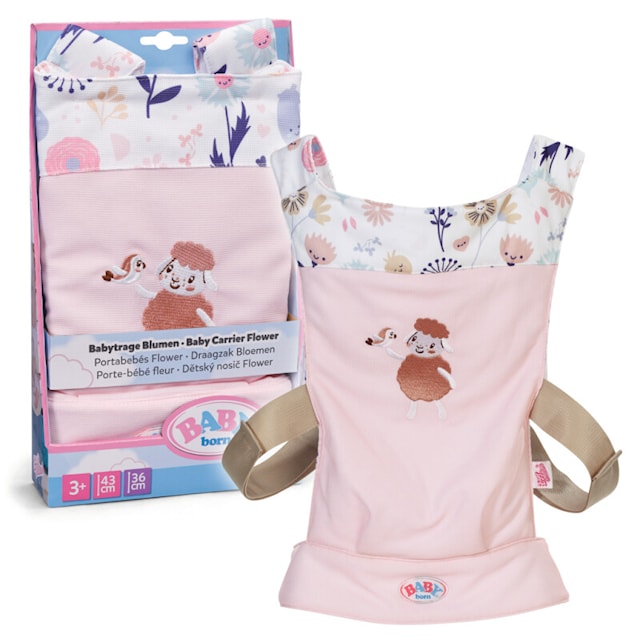 Produktbild 4 för BABY born Bebisbärsele Blommig