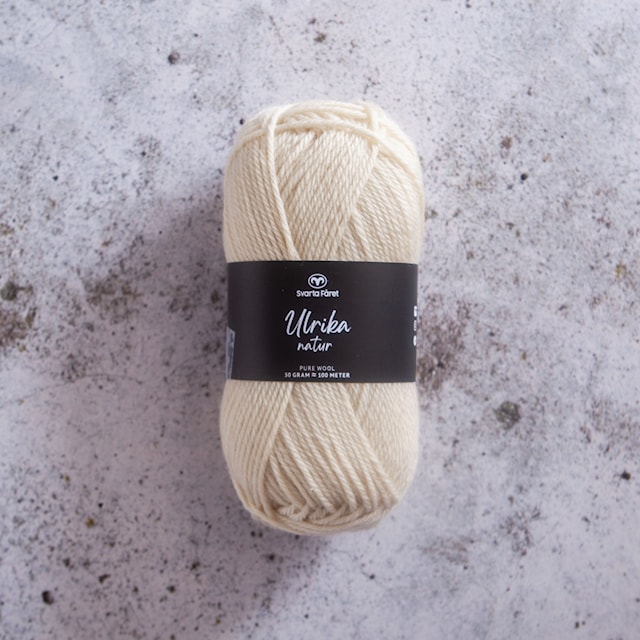 Ulrika Natur Villalanka 50 g Wool Nature (05) Svarta Fåret