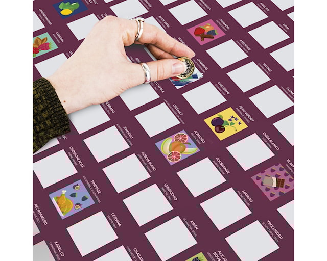 Tuotekuva 2 - Scratch Off Bucket List Viini