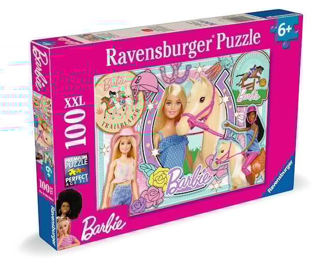 Produktbild 3 för Barbie Pussel 100 bitar XXL, Ravensburger