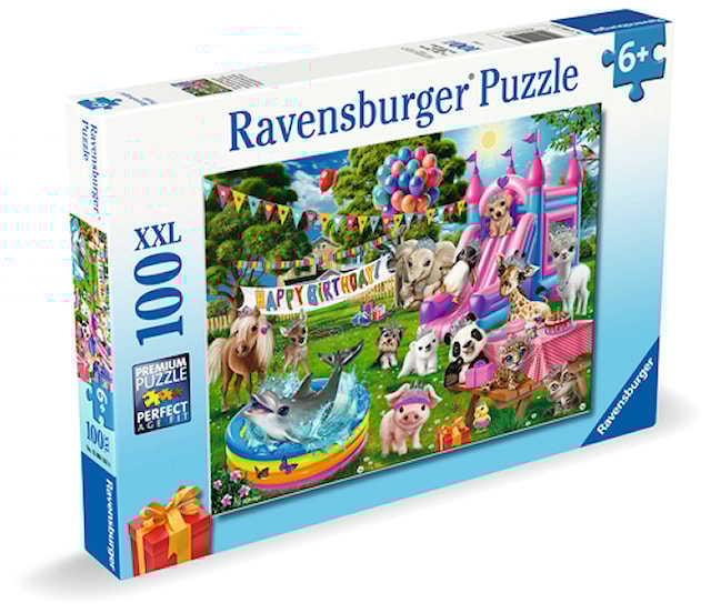 Produktbilde 3 for Tiara Bursdagsfest Puslespill 100 XXL Brikker, Ravensburger
