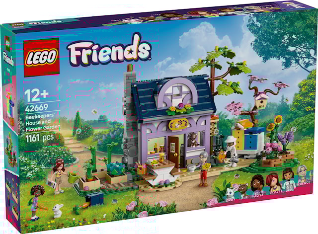 Produktbilde 1 for Birøkternes hus og blomsterhage LEGO® Friends (42669)
