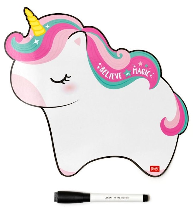 Tuotekuva 1 - Magneettinen Whiteboard Taulu Unicorn 28 cm Legami