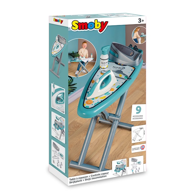 Produktbild 7 för Strykbräda med Ångstation Smoby
